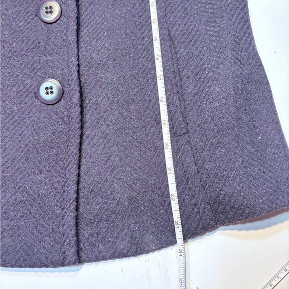Pendleton Purple Wool Blazer jacket size 12 - Picture 3 of 14